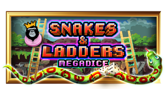 Snakes and Ladders Megadice Pramatic Play joker123 แจกโบนัส แจกเครดิตฟรี