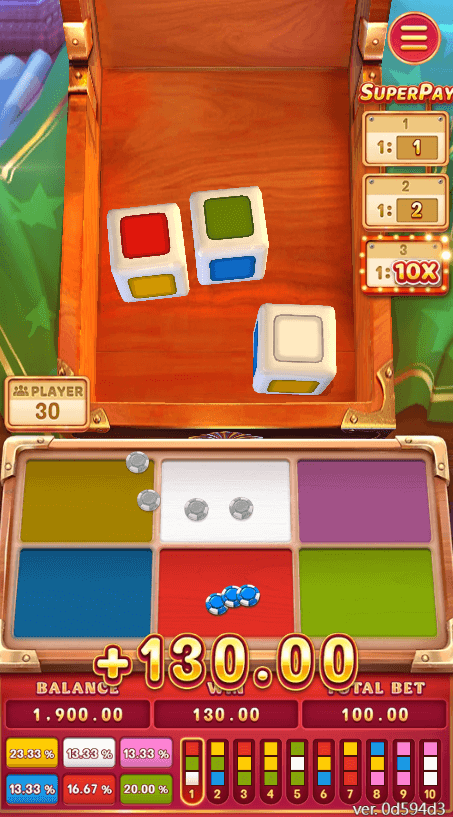 เกมซุปเปอร์คัลเลอร์ ค่ายเกม FA CHAI สล็อต Joker123