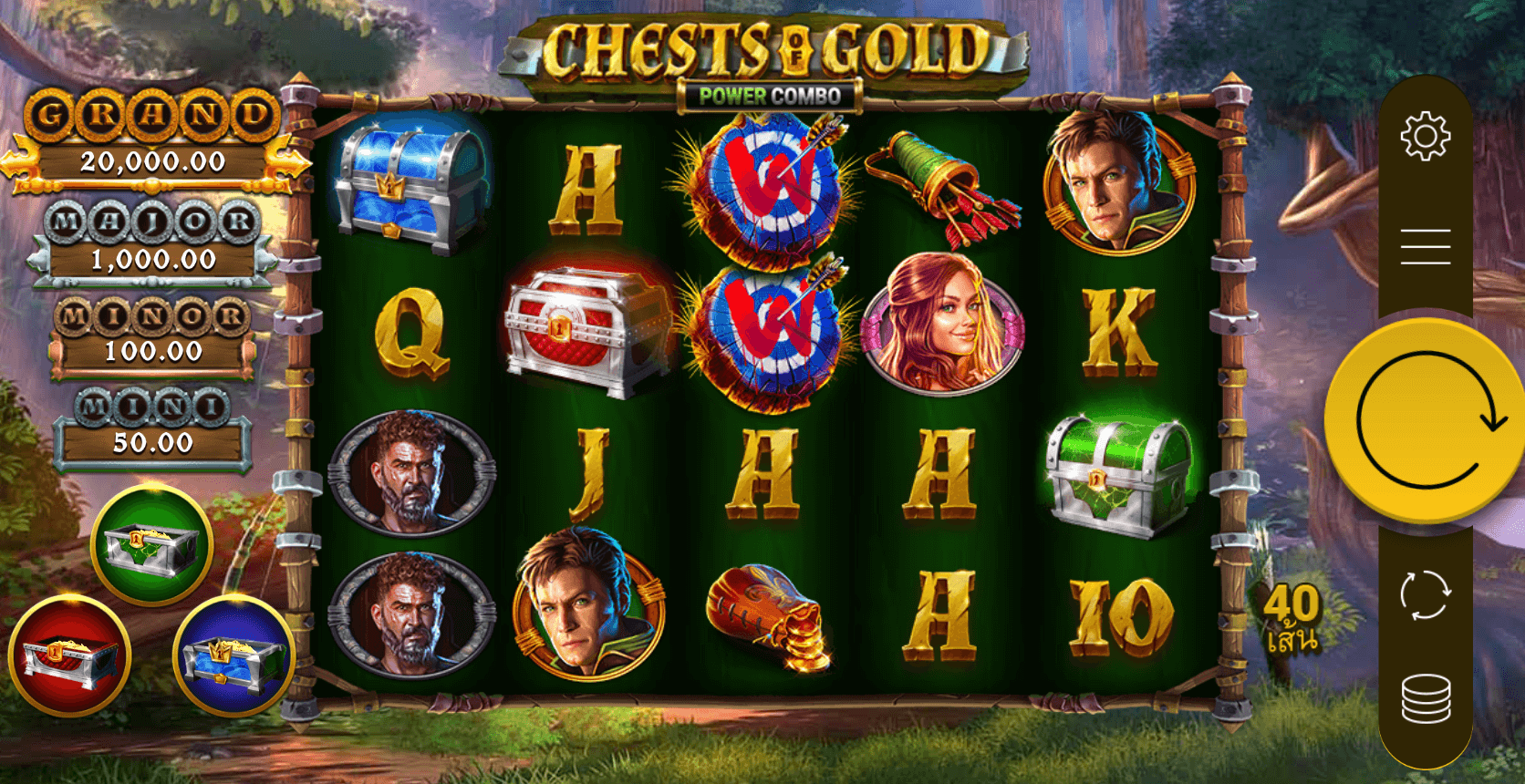 Chests of Gold - Power Combo Microgaming Joker slot