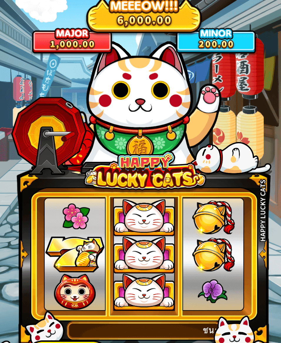 Happy Lucky Cats Microgaming Joker123 slot