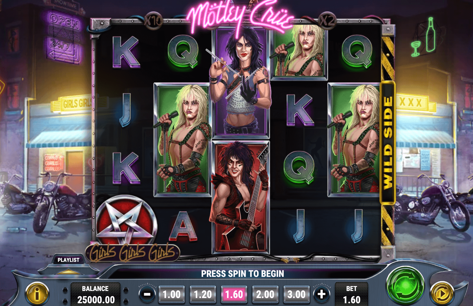 MÖTLEY CRÜE Play'n Go Joker1234th