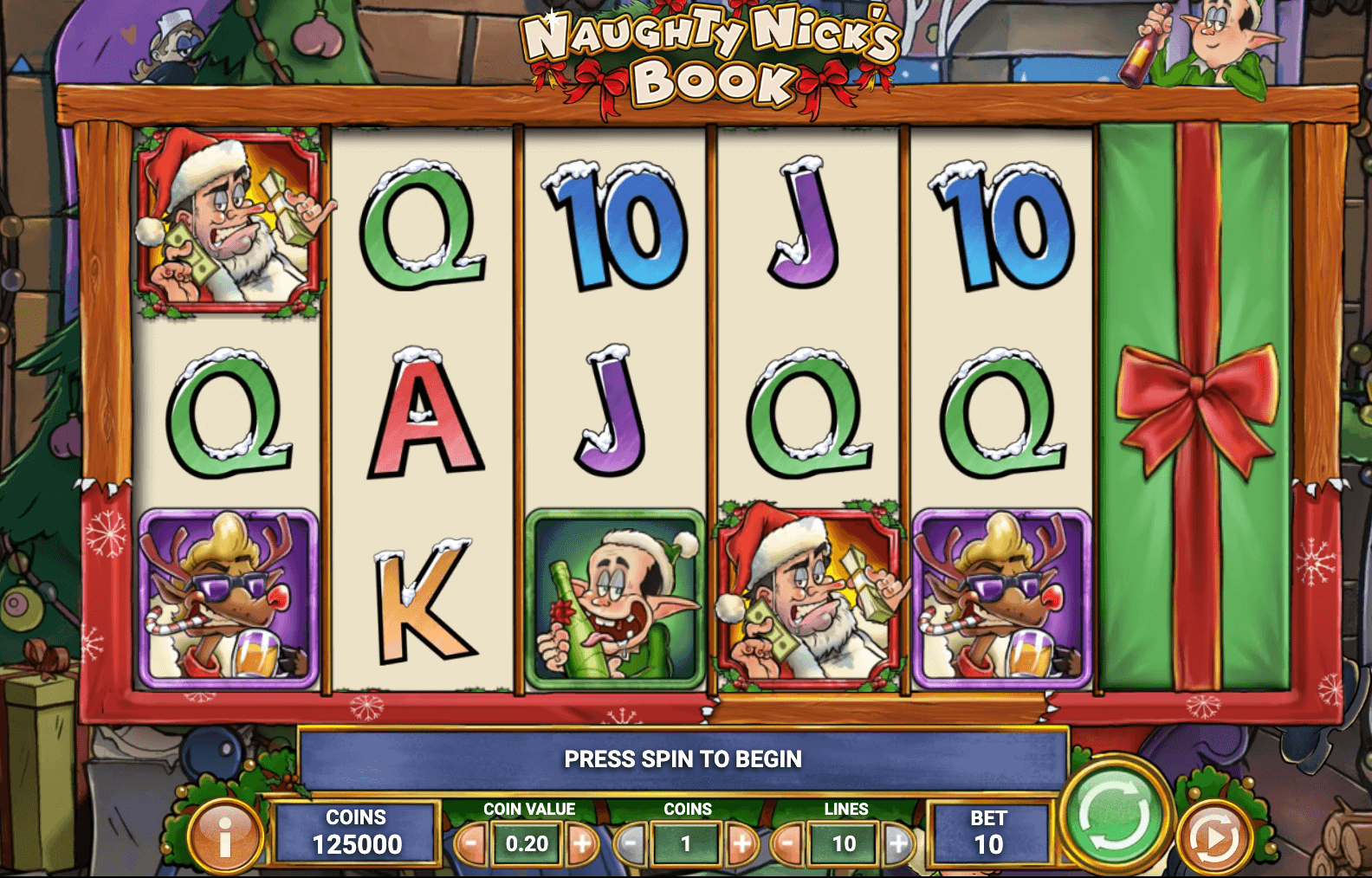 NAUGHTY NICK'S BOOK Play'n Go www Joker388