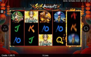 Six Acrobats-Microgaming-ทดลองเล่นสล็อต Joker