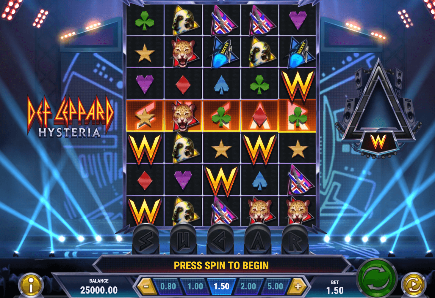 DEF LEPPARD HYSTERIA Play'n Go wwwJoker