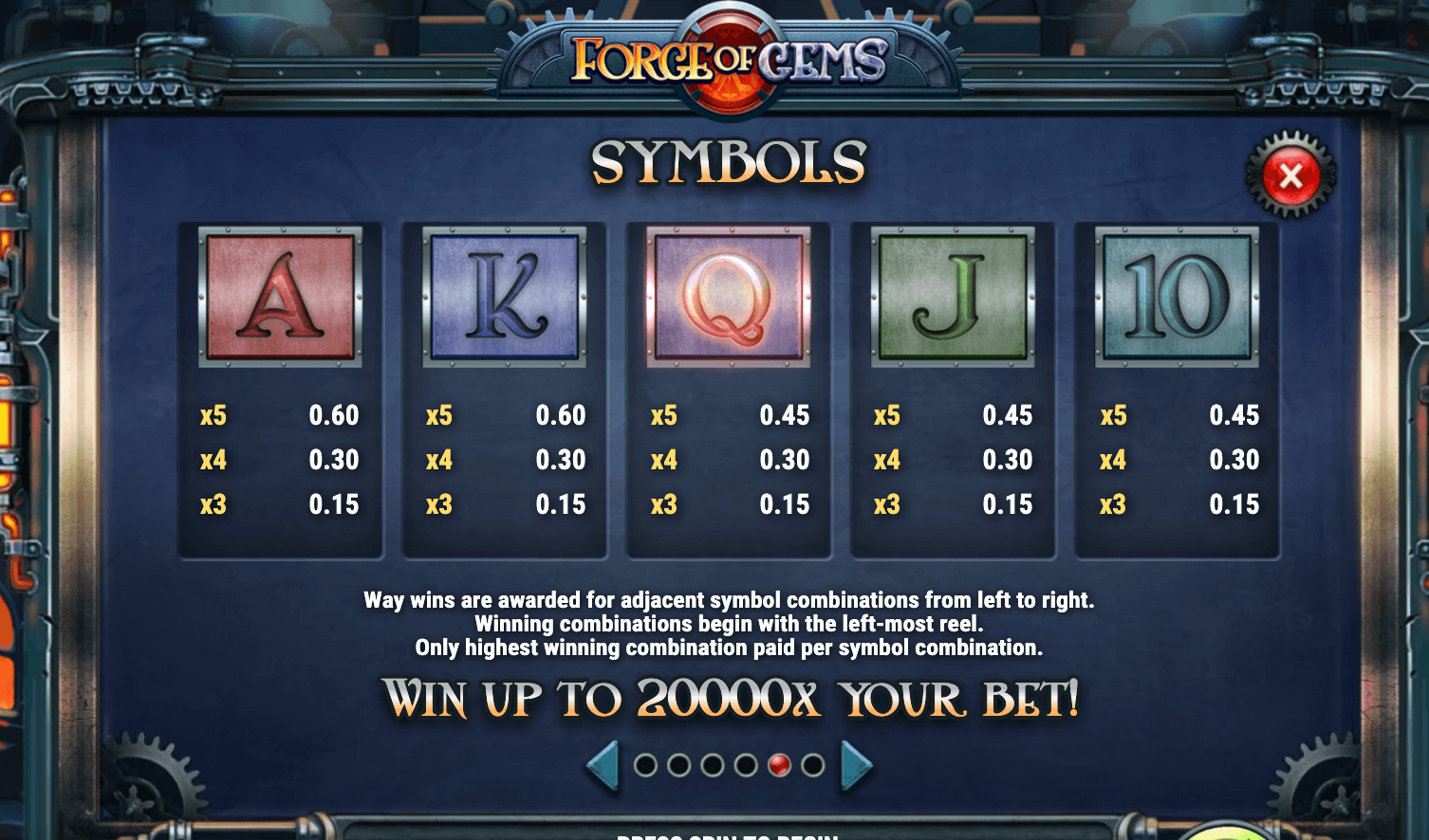 FORGE OF GEMS Play'n Go www Joker388