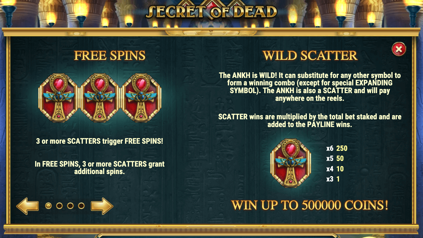 SECRET OF DEAD Play'n Go Joker1234th