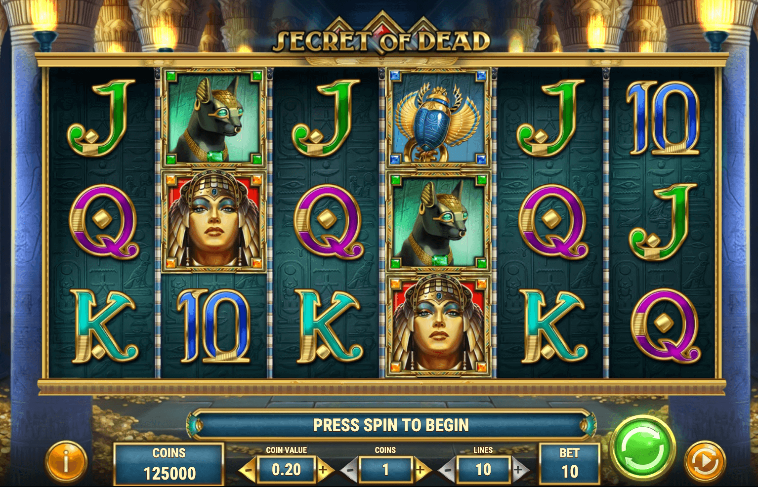 SECRET OF DEAD Play'n Go wwwJoker