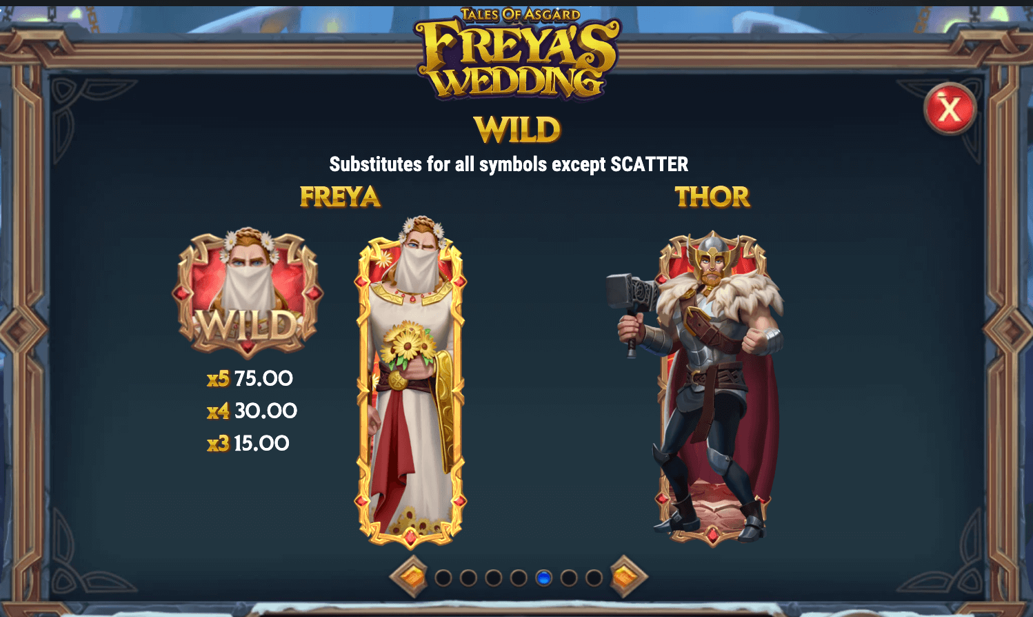 TALES OF ASGARD- FREYA'S WEDDING Play'n Go 123Joker game